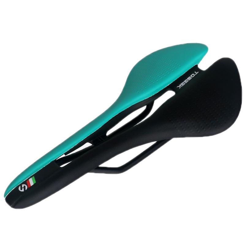 Toseek Road Bike Saddle Black - Black Green