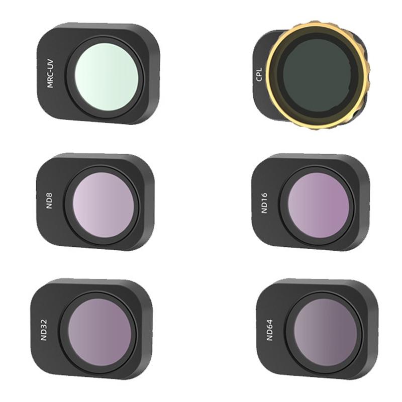 6-in-1 Mini Pro Camera Filters Uv Cpl Nd8-64