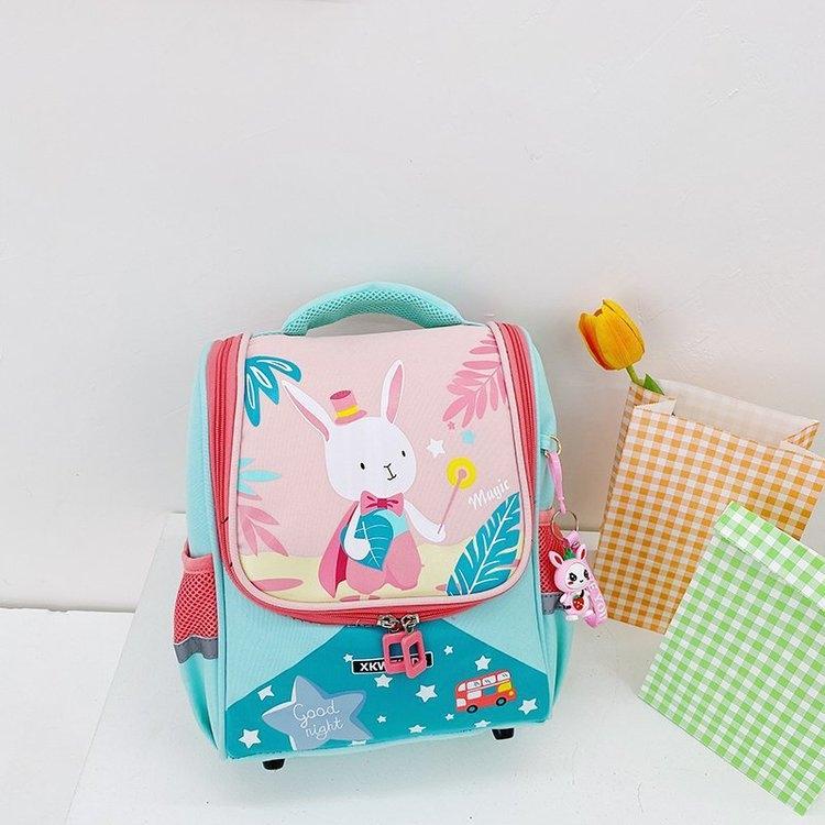 Kindergarten Dinosaur Shoulder Bag - Perfect for Little Ones - Rabbit Pink