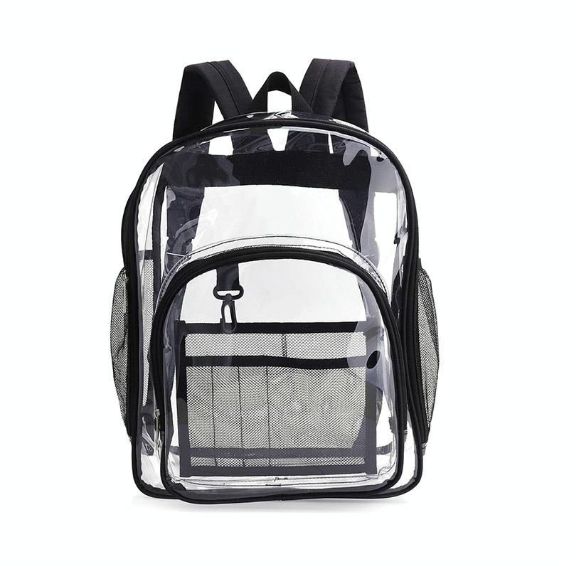Waterproof Pvc Backpack for Students - Compact and Durable - Small Black