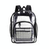 Waterproof Pvc Backpack for Students - Compact and Durable - Small Black
