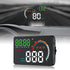 4 Inch Gps Head Up Display Speed Direction Distance Kilometres