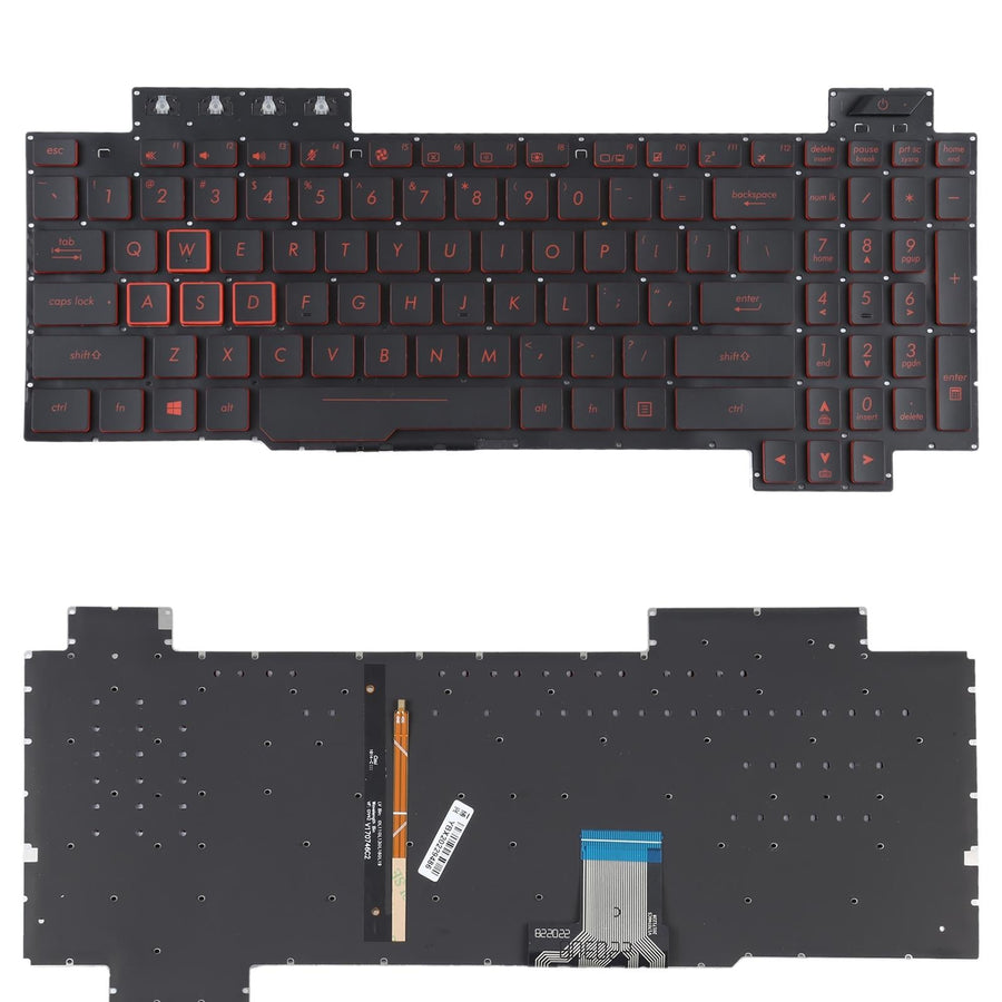 Backlit us Keyboard for Asus Fx80 Fx505 Fz80g Zx80g