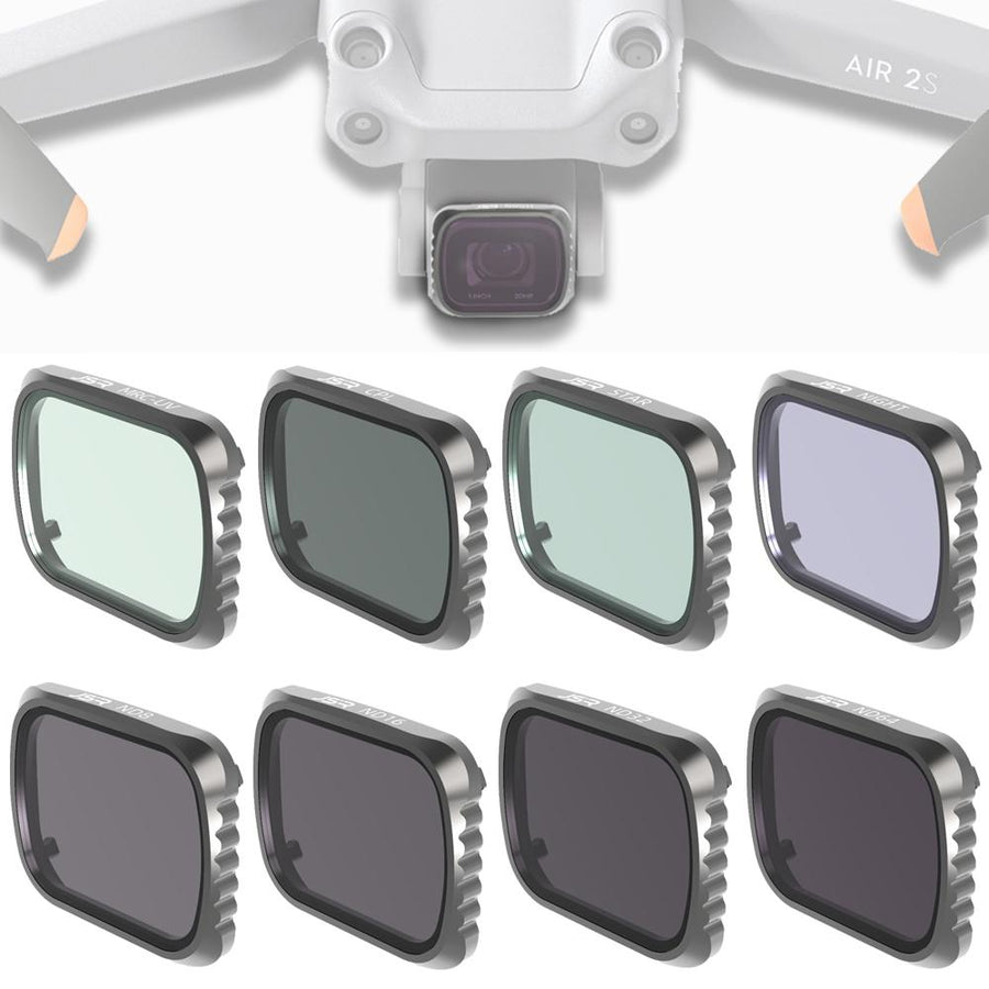 8-in-1 Lens Filter for Dji Air 2s - Aluminum Frame