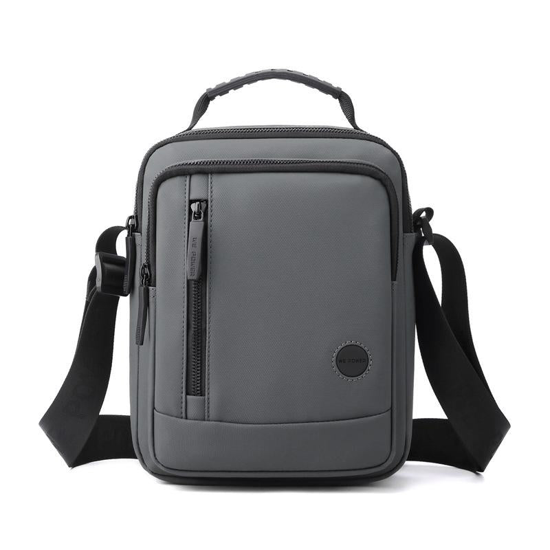 Men's Army Green Shoulder Messenger Bag Large - Large Gray