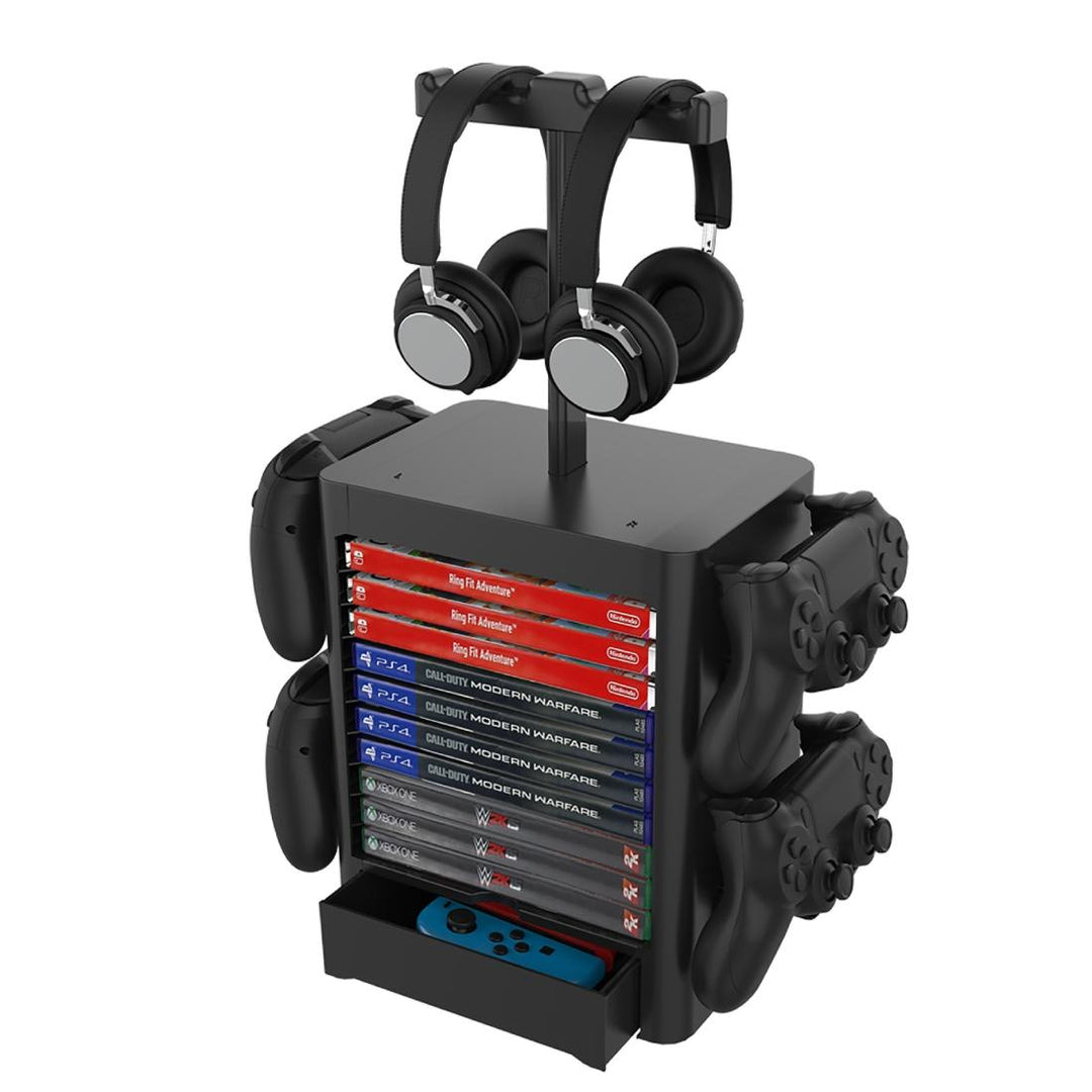 Ps5 / Xsx Game Disc & Headphone Storage Rack