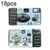18pcs Sking Retro Film Camera Waterproof Cartoon Decorative Stickers Without Camera