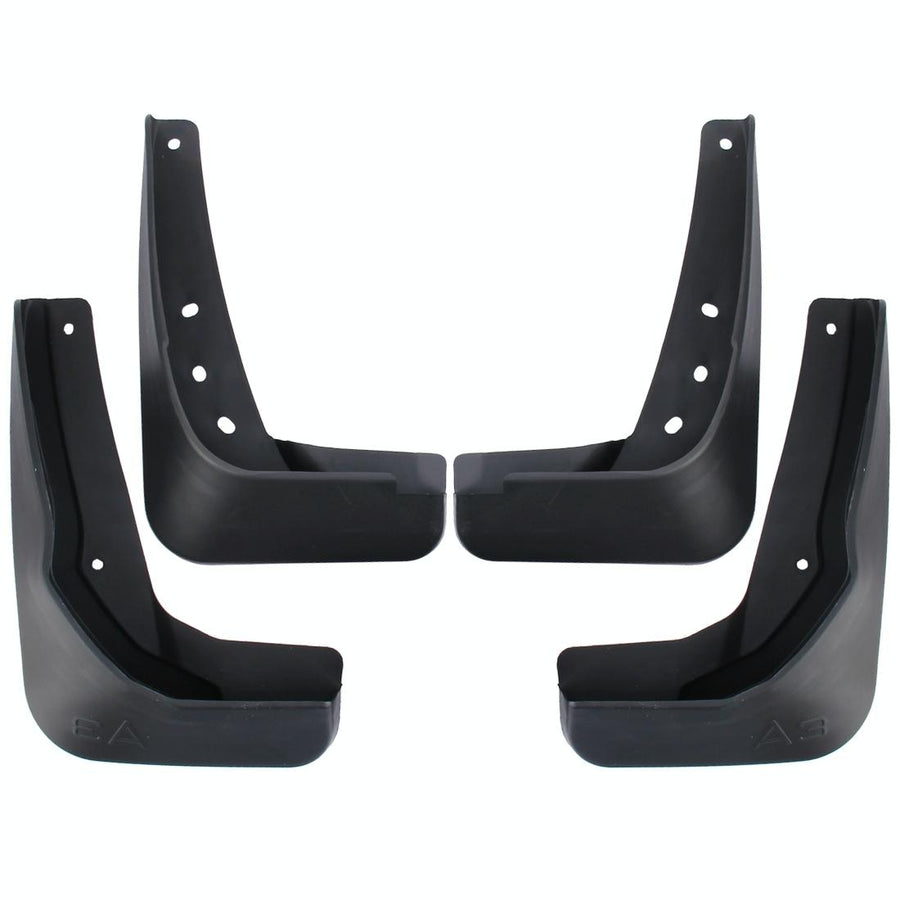 4 Pcs Car Auto Semi-Rigid Pvc Splash Flaps Fender Guard For Audi A3 Sedan 2014