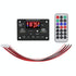 12V Car Mp3 Player Board With Bluetooth Fm Radio Usb - Remote Control Recording