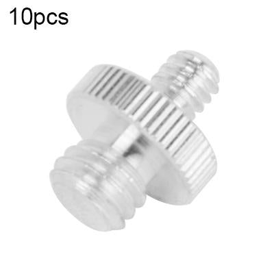 10 Stainless Steel Screws For Tripod Heads - 1 / 4 To 3 / 8 - Silver