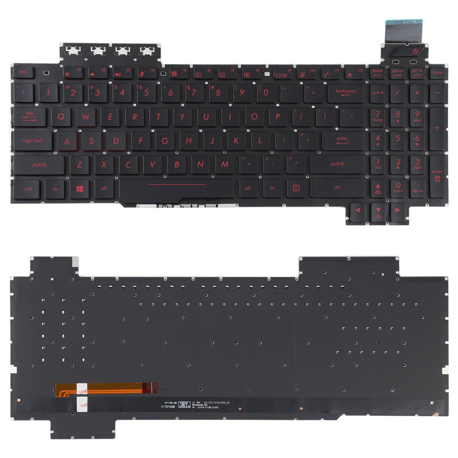 Us Version Backlit Keyboard for Asus Rog Fx503 Series