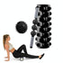 3-In-1 Eva Foam Roller Set For Muscle Relaxation 45Cm Black