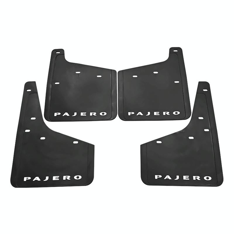 For Mitsubishi Pajero 2004-2021 4Pcs / Set Car Auto Soft Plastic Splash Flaps Fender Guard