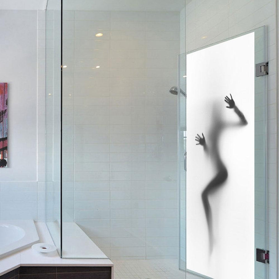 2-piece Diy 3d Door Sticker Set for Creative Home Decor