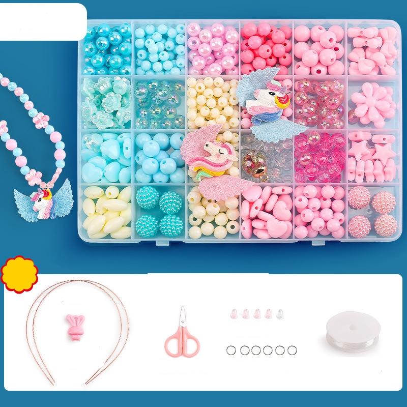 Diy Beaded Jewelry Set For Kids 24 Grids