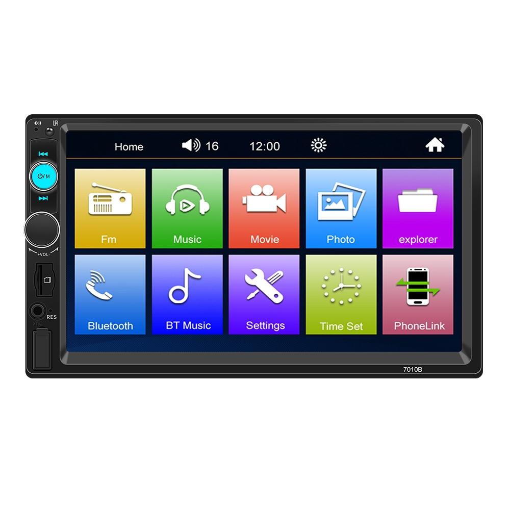 Touch Screen Mp5 Player With Bluetooth & Rear View - Universal Fit