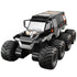Amphibious Rc Vehicle with Eight Wheels - Black
