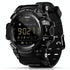 Lcd Screen 50M Waterproof Smart Watch Support Information Reminder / Remote Camera / Walking Motion Monitor Black