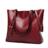 Stylish Pu Leather Women Crossbody Bag - Wine Red