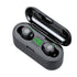Wireless In-ear Bluetooth Headset with Noise Reduction and Long Battery Life - Black