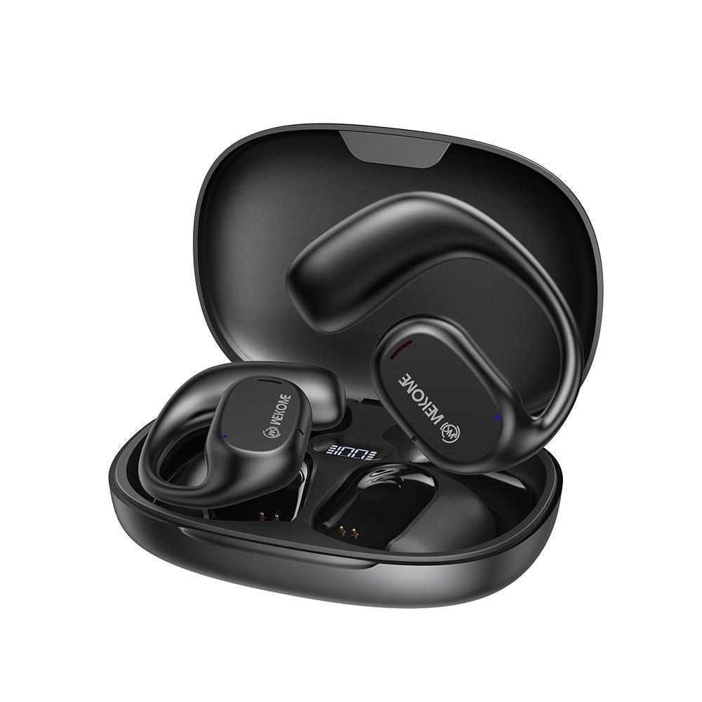 Wireless Bluetooth Earphone - Wk Va15 Air Conduction - Ear Hanging - Black