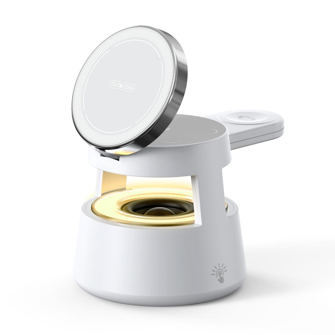 5 In 1 Magnetic Wireless Charger With Bluetooth Speaker