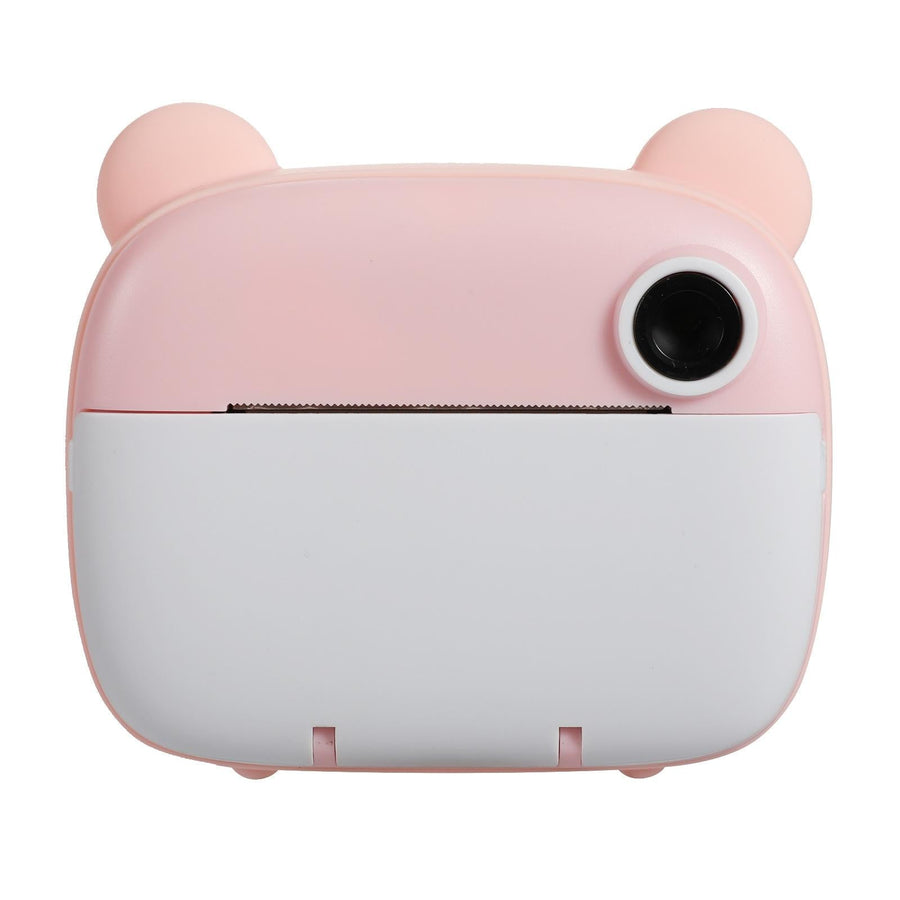 Instant Print Camera for Kids with Dual Lens and 2.4-inch Screen - Pink