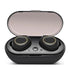 Mini Invisible Tws Bluetooth 5.0 Earphones with Charging Box & Mic - Black