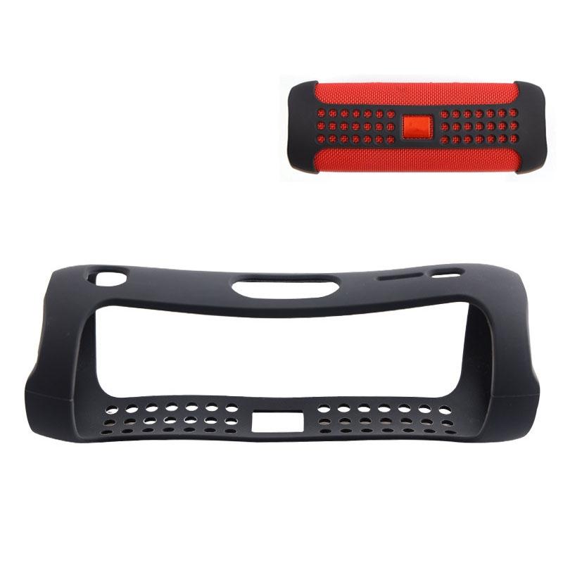 Eco-friendly Silicone Case for Jbl Flip 5 Bluetooth Speaker - Black