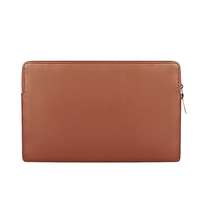 13.3 Inch Thin and Light Laptop Liner Bag with Pu Material - Cowhide Yellow