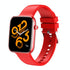 1.69 Inch Ip67 Waterproof Smart Watch With Touch Screen Health Monitoring - Red