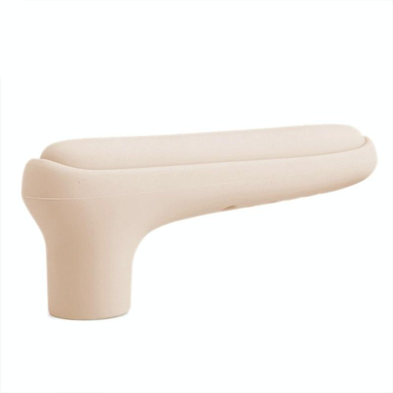 Childproof Silicone Door Handle Protector - Anti-collision Guard - Creamy-White