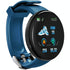 Smart Watch With Call Reminder And Health Monitoring - Waterproof - Blue