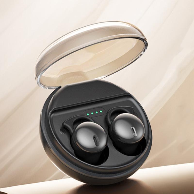 Comfortable Wireless Bluetooth Earphones - Noise Canceling - Black