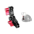 360 Degree Rotating Mount Adapter for Gopro Hero11 - Aluminium Alloy - Red