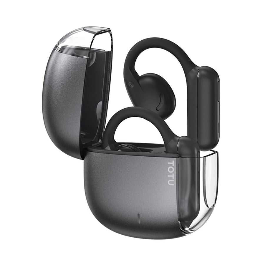 Wireless Bluetooth 5.0 Earphone - Ear-mounted - Dark Grey