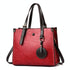 Vintage Multifunctional Handbag for Women - Red