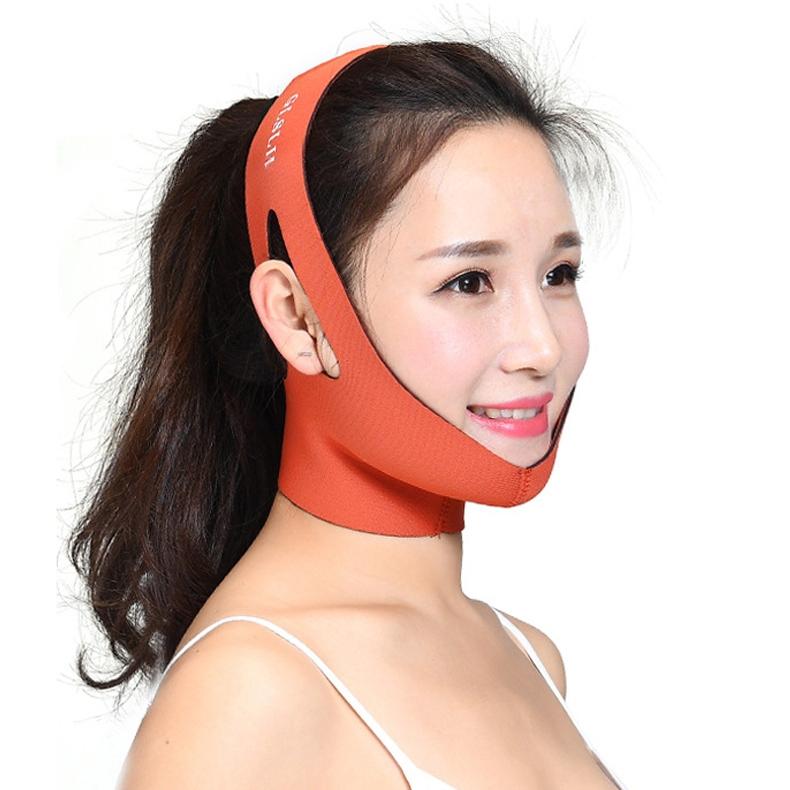 Orange Facial Firming Bandage For Women