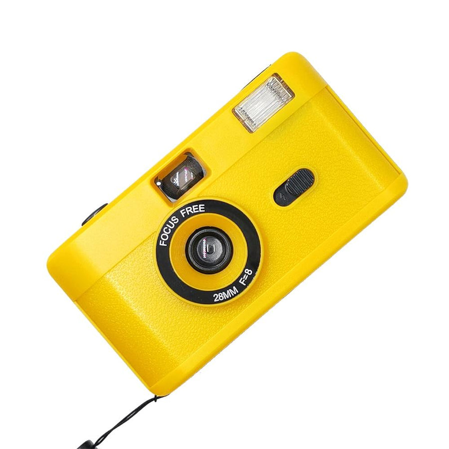 Retro Manual Reusable Film Camera for Kids - no Film - Black + Black
