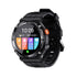 Smart Watch With Heart Rate Blood Pressure And Oxygen Monitoring - Black
