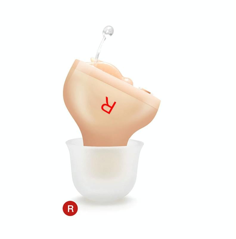 Digital Noise Canceling Hearing Aid Left Ear - Right Ear Skin Clor