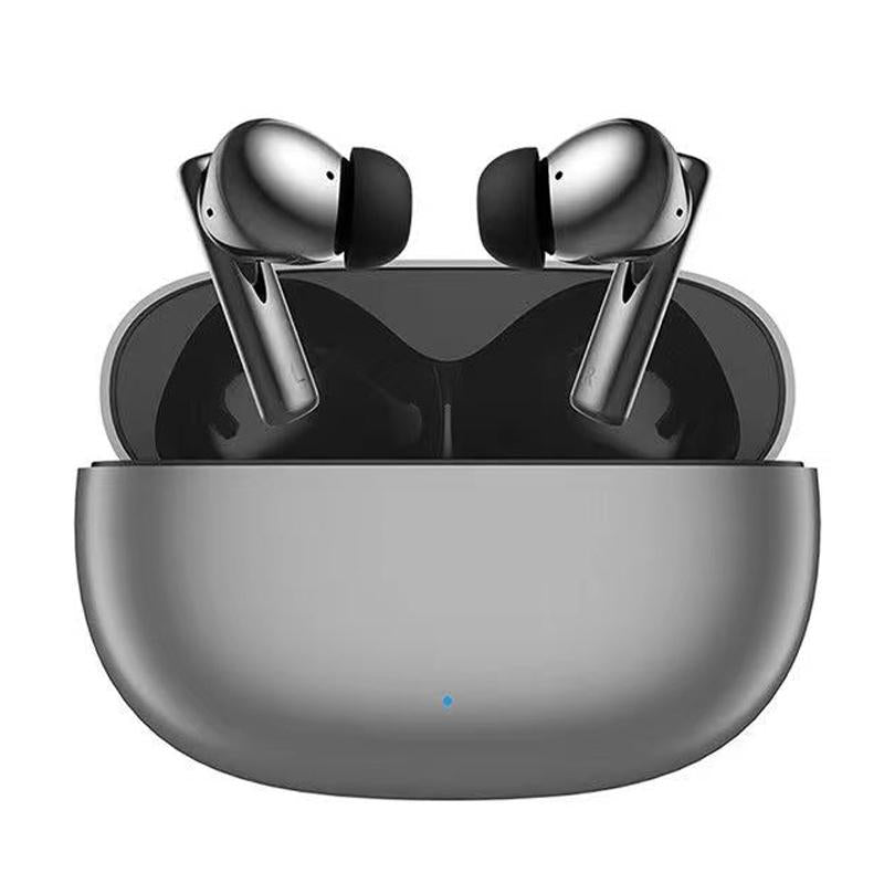 Waterproof Bluetooth Earbuds with Active Noise Reduction - Silver