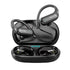 Waterproof Wireless Bluetooth Earphones with Led Display - Black