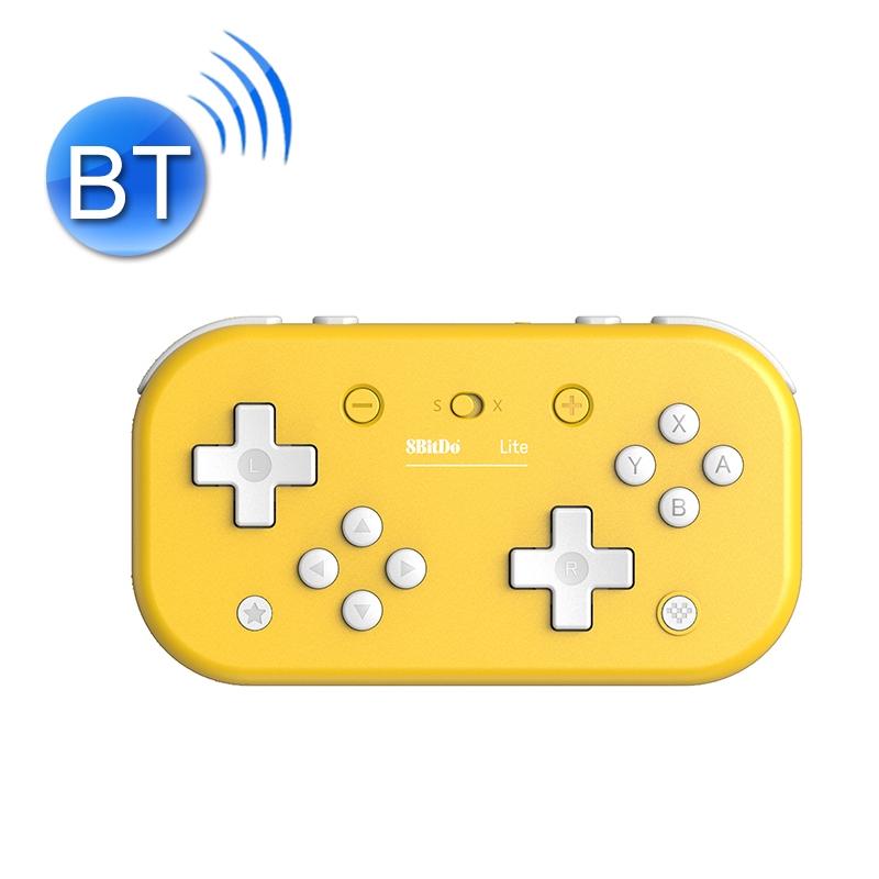 Portable Bluetooth Gamepad for Switch / Pc - 8bitdo Lite Mini - Yellow