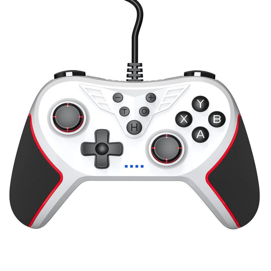 Usb Gamepad with Vibration and Burst for Switch / Pc - White