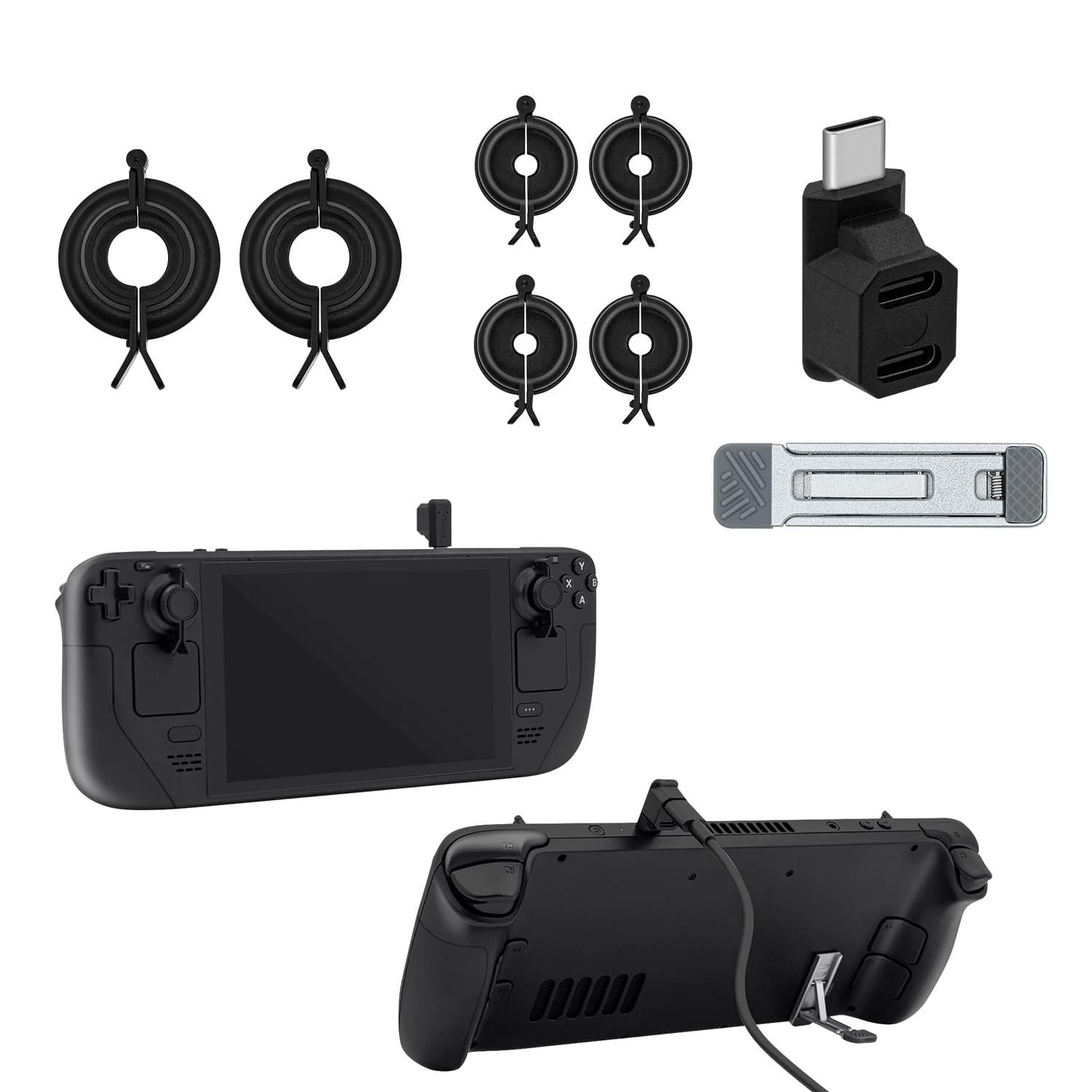 8-piece Raptor Protection Kit for Nintendo Switch and Steam Deck - Universal Fit