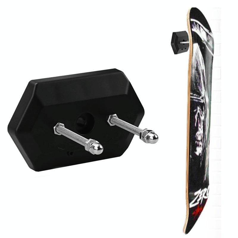 Skateboard Deck Display & Storage Stand - Wall Mount Black