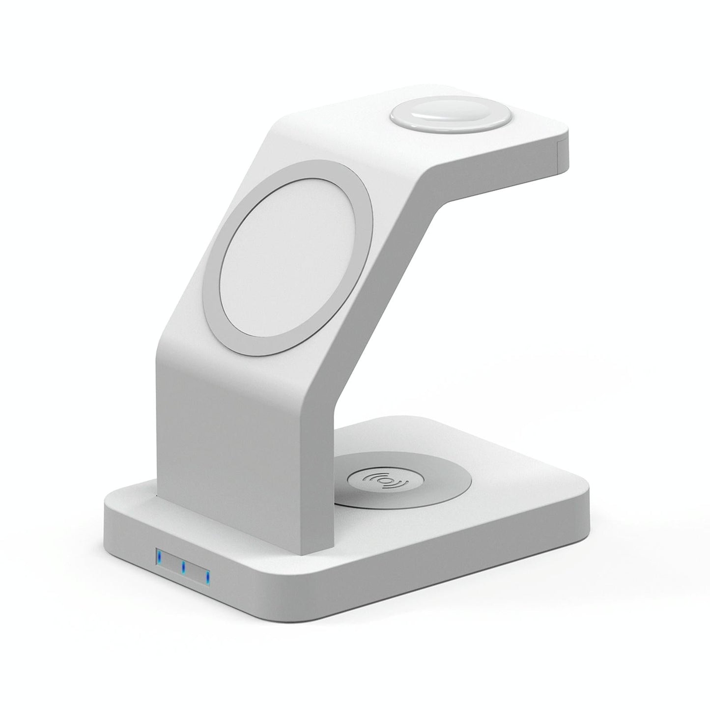 3 In 1 Magnetic Wireless Charger For Iphone Iwatch Airpods - White