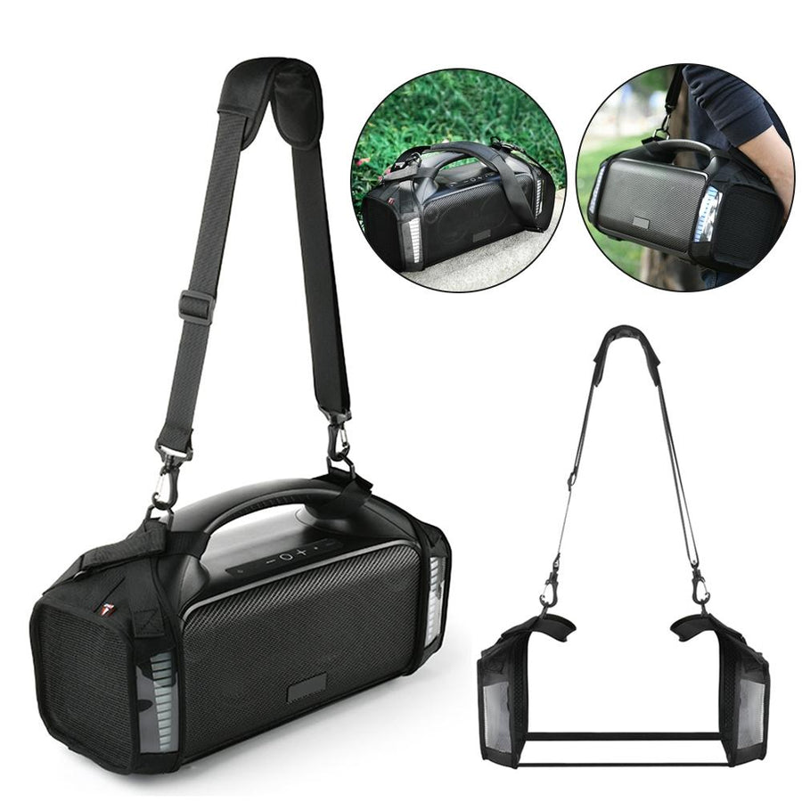 Protective Case for Tribit Stormbox Blast Speaker with Carrying Strap - Black
