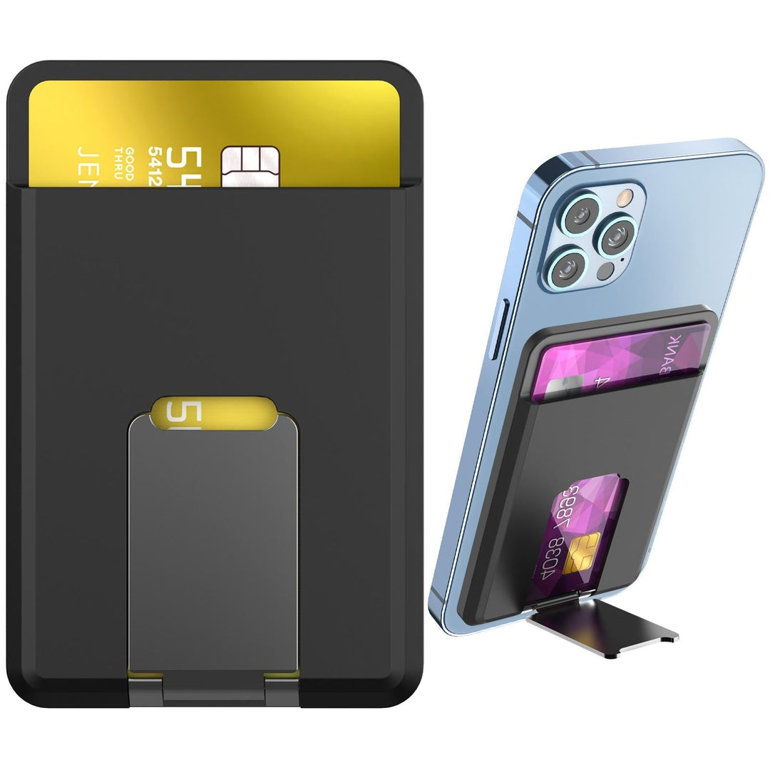 Universal Mobile Phone Card Holder Organizer Bag - Black